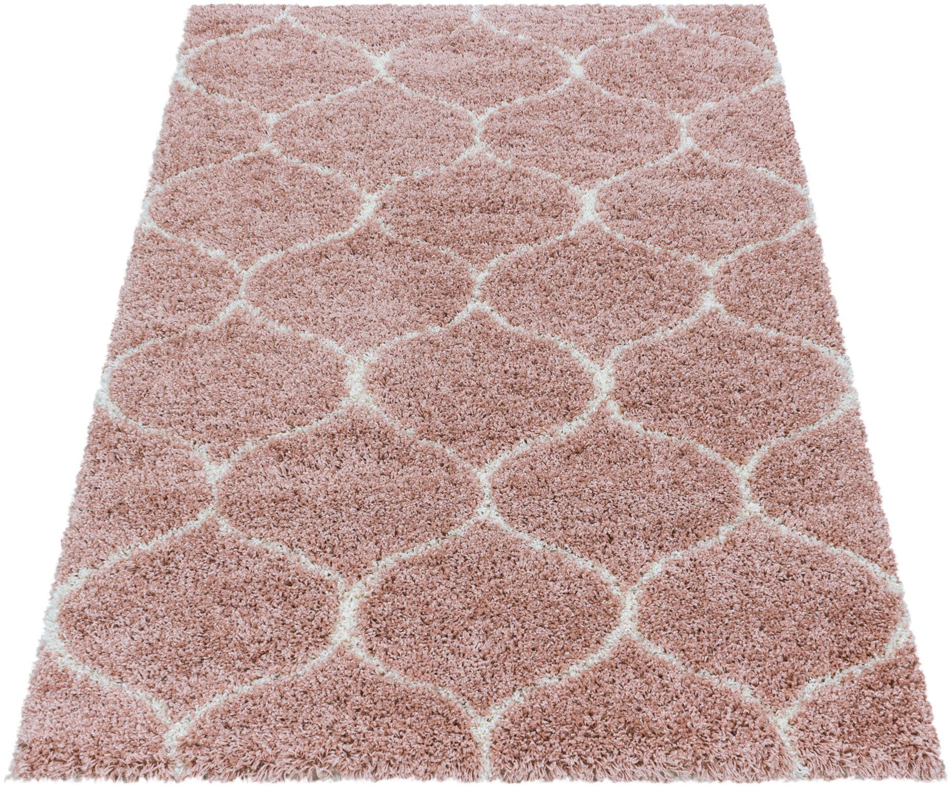 Ayyildiz Teppiche Hochflor-Teppich »SALSA 3201«, rechteckig, 50 mm Höhe, au günstig online kaufen
