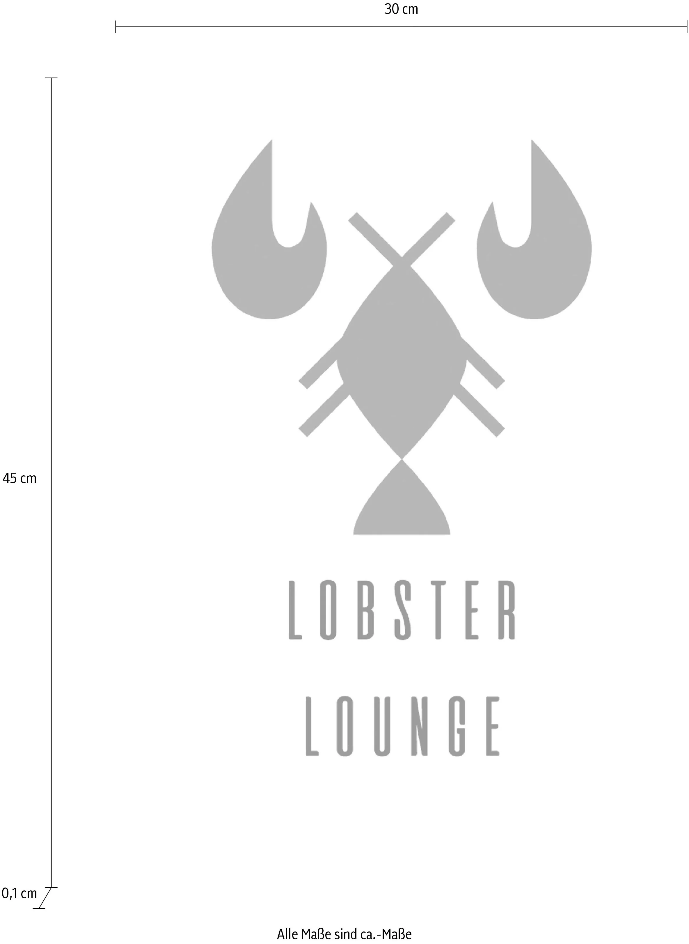 queence Wanddekoobjekt "LOBSTER LOUNGE" günstig online kaufen