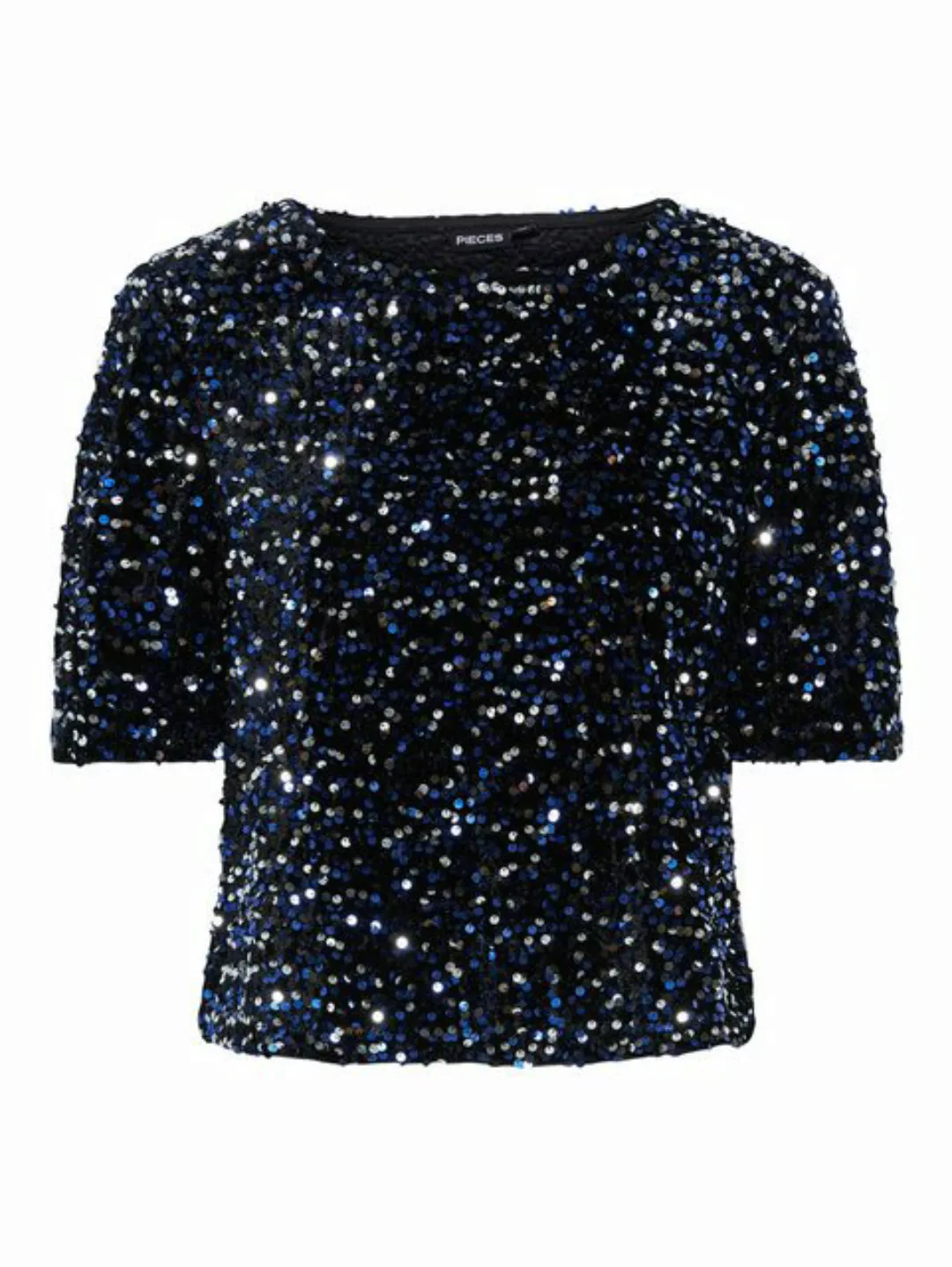 JDY Kurzarmbluse - Kurzarmshirt - Paillettenshirt - Bluse - PCKAM SS TOP BC günstig online kaufen