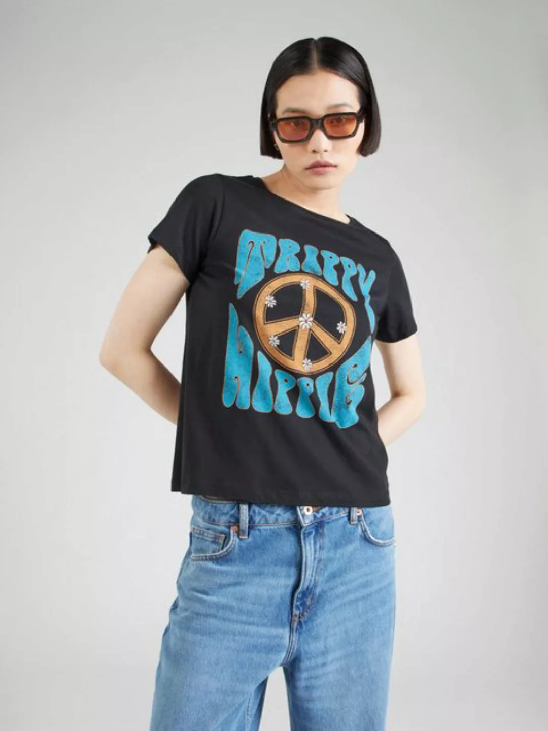 Noisy may T-Shirt NATE HIPPIE (1-tlg) Plain/ohne Details günstig online kaufen