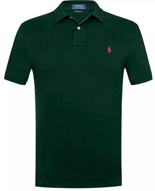 Polo Ralph Lauren Poloshirt Polohemd Custom Slim Fit College Hemd T-Shirt t günstig online kaufen