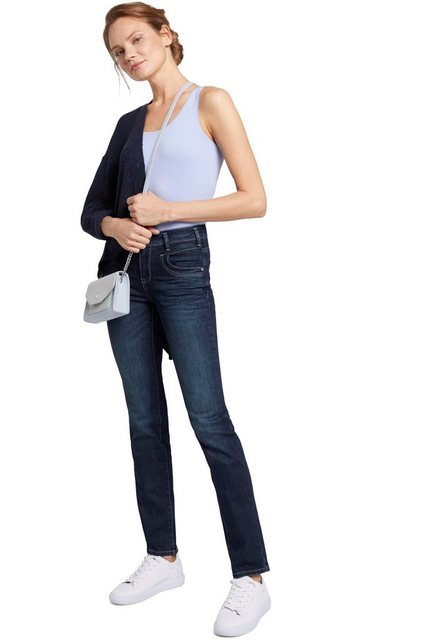 TOM TAILOR Boyfriend-Jeans Straight Bleached Jeans Regular Fit Denim Hose a günstig online kaufen