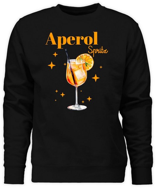 Shirtracer Sweatshirt Aperol Spritz Kostüm Aperoli Aperollin Freundin Sprit günstig online kaufen