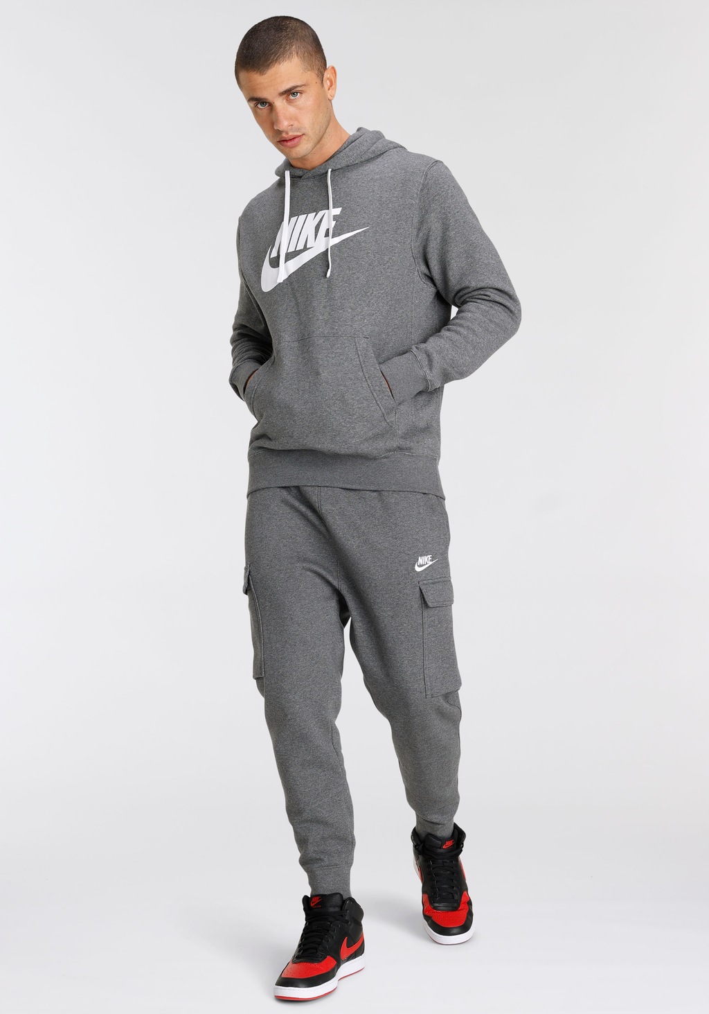 Nike Sportswear Kapuzensweatshirt "Club Fleece Mens Graphic Pullover Hoodie günstig online kaufen