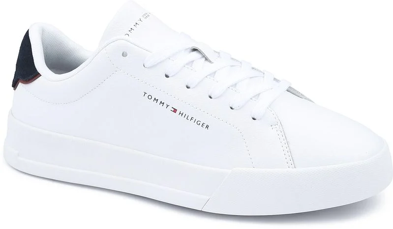 Tommy Hilfiger Sneaker Leather Court White - Größe 42 günstig online kaufen