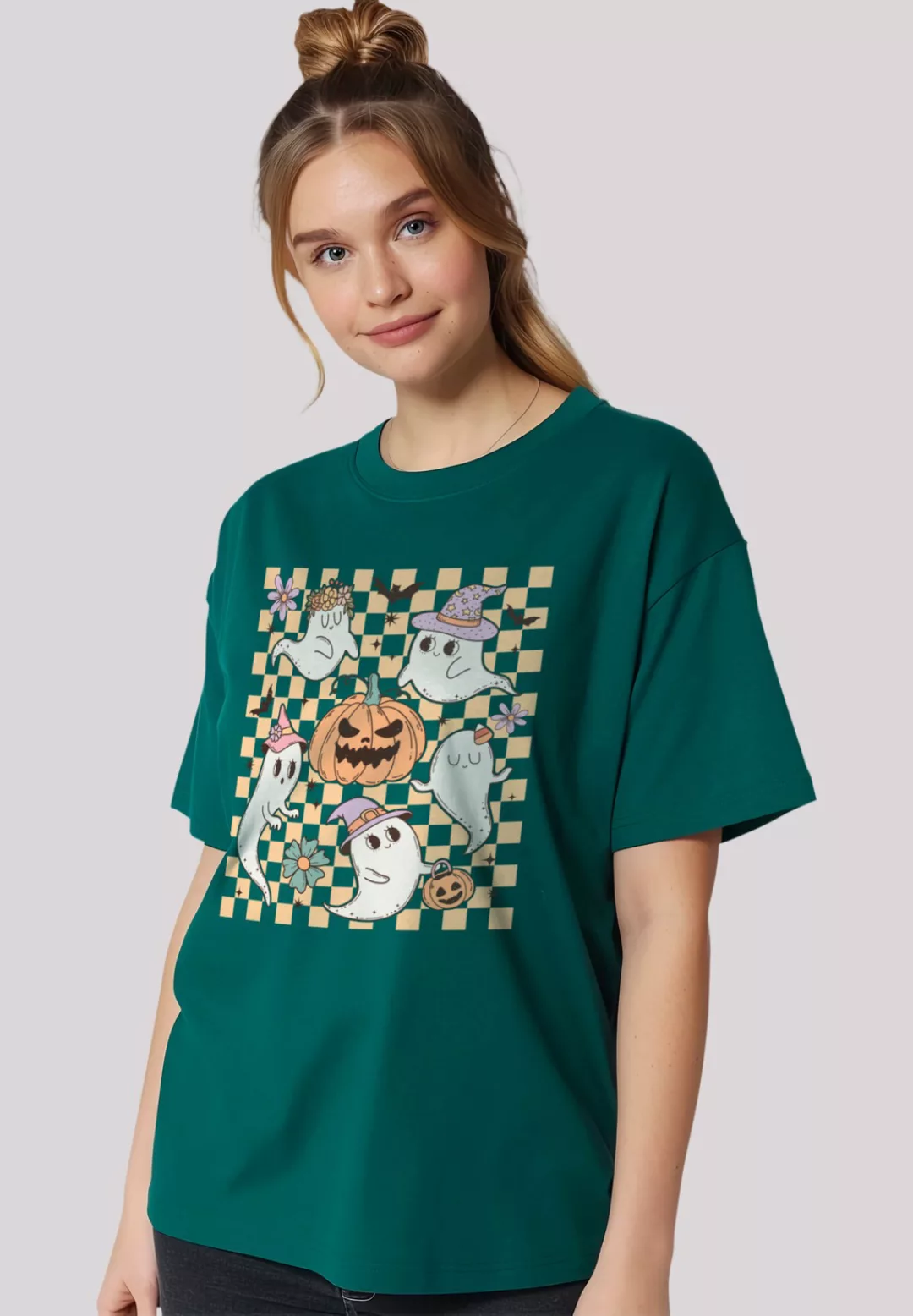 F4NT4STIC T-Shirt "Retro Halloween Ghost", Premium Qualität günstig online kaufen