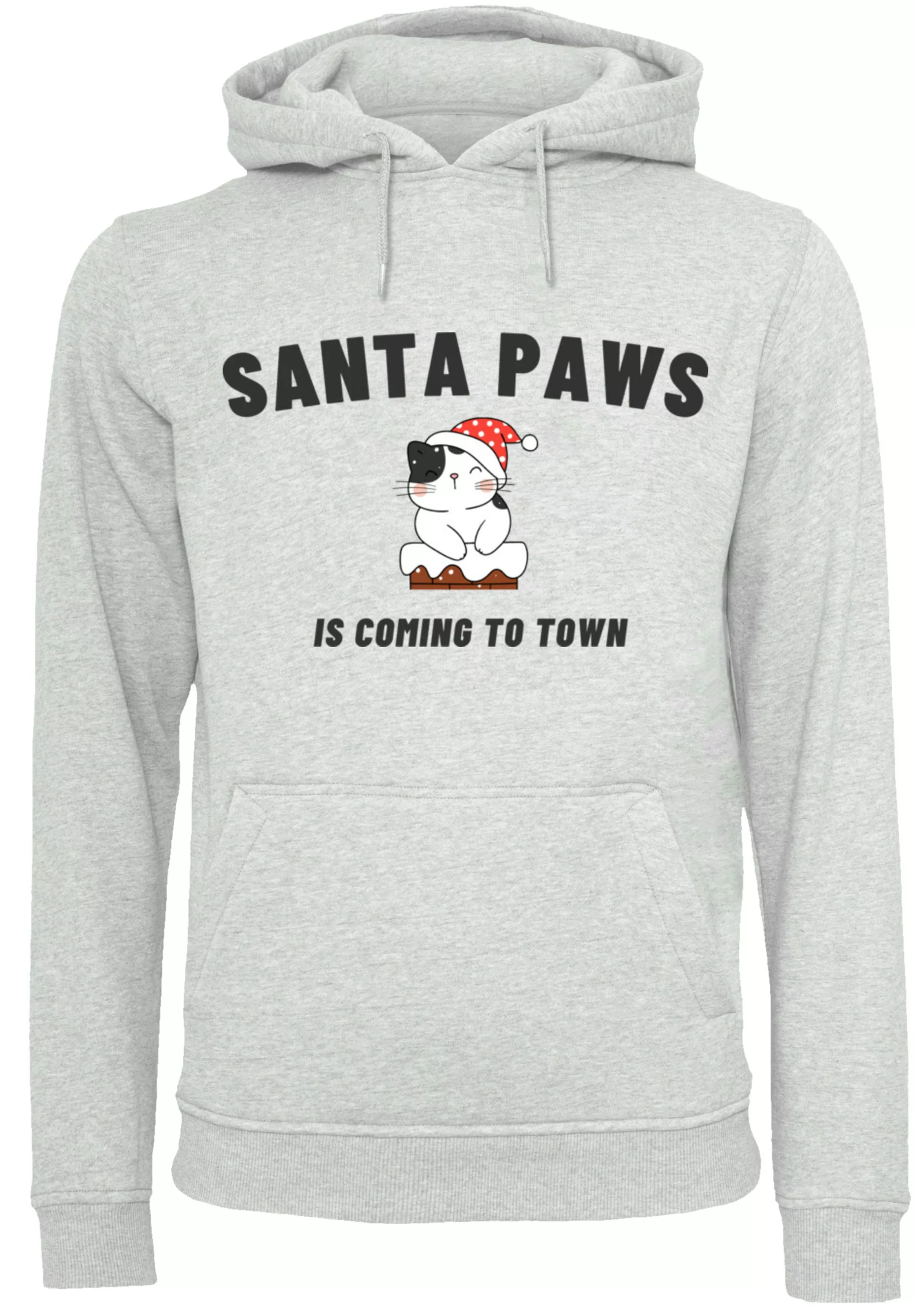 F4NT4STIC Kapuzenpullover "Santa Paws Christmas Cat", Premium Qualität, Roc günstig online kaufen