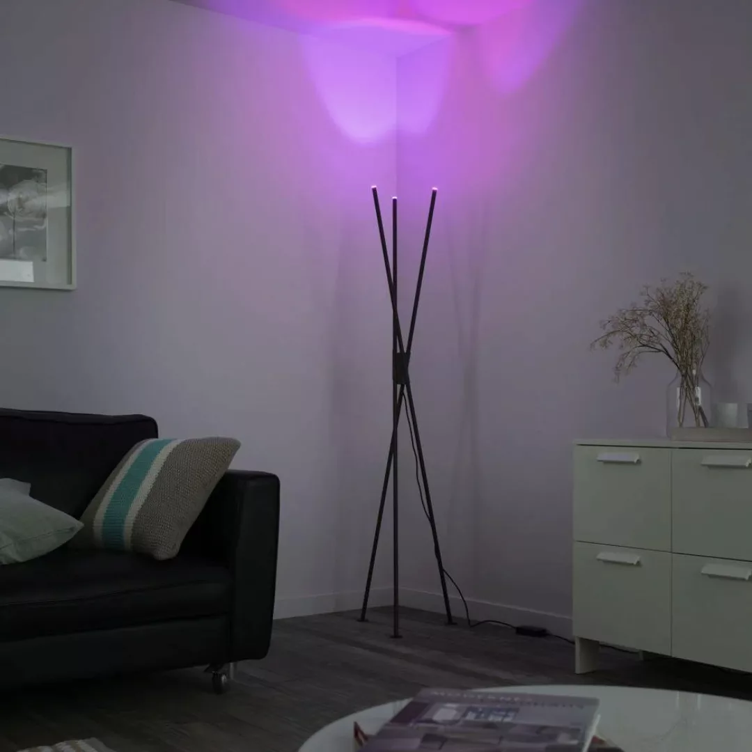 Paul Neuhaus Q-PETER LED-Stehleuchte, RGB/CCT günstig online kaufen