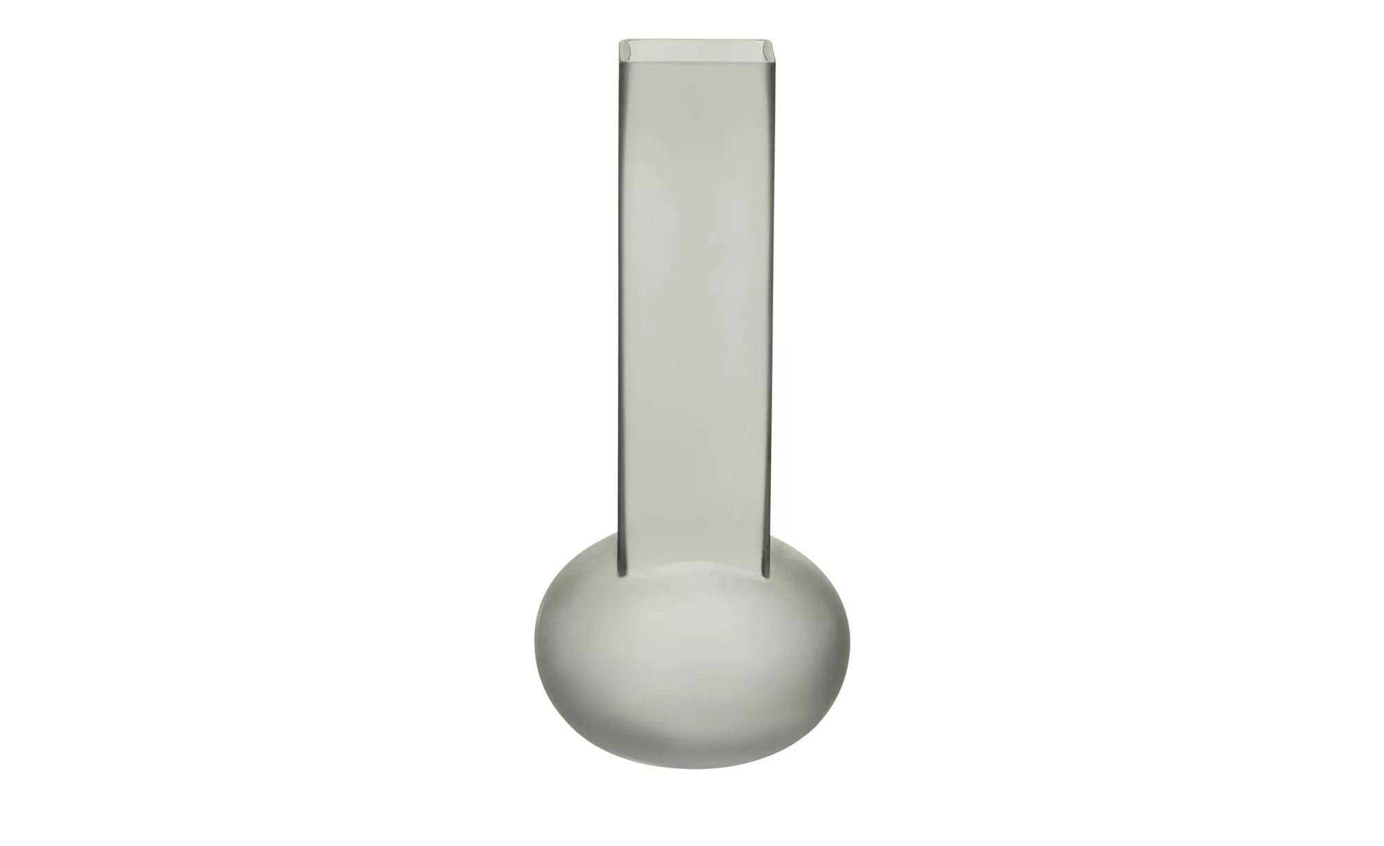 Vase ¦ grau ¦ Glas  ¦ Maße (cm): H: 34  Ø: 16 Accessoires > Vasen - Höffner günstig online kaufen