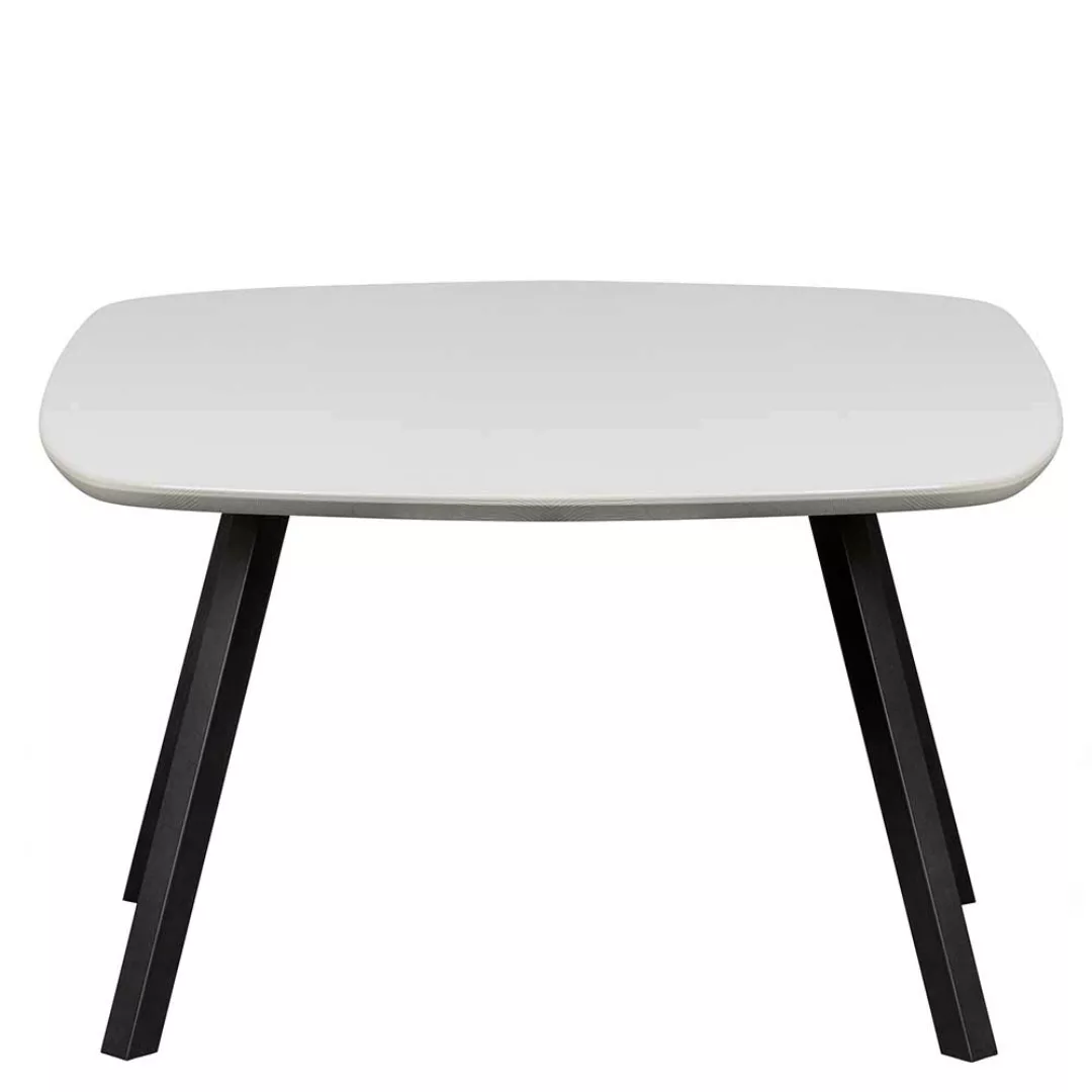 Küchen Tisch in modernem Design Lichtgrau und Schwarz günstig online kaufen