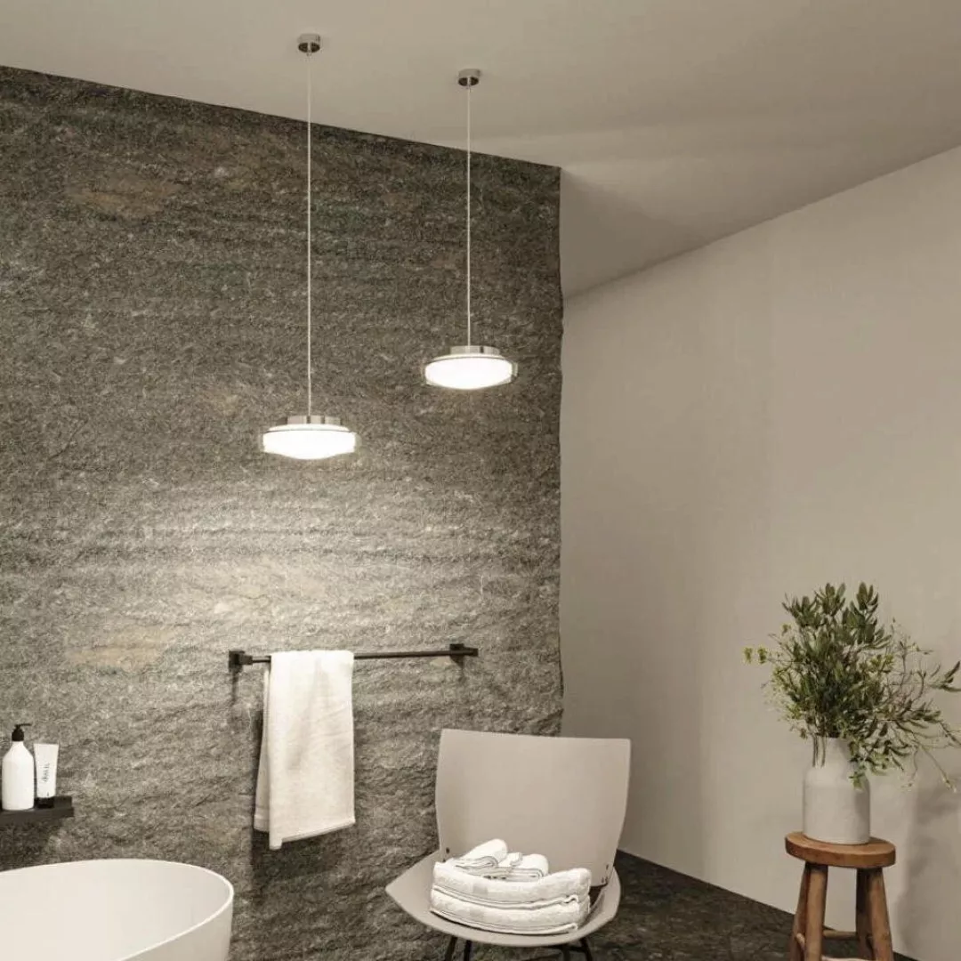 Paulmann LED Pendelleuchte »Selection Bathroom Luena IP44 11,5W 3000K Chrom günstig online kaufen