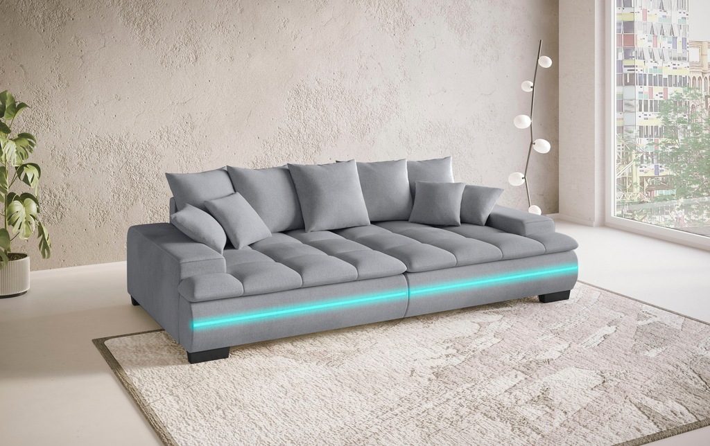 Mr. Couch Big-Sofa "Haiti II RGB-LED", RGB-LED Beleuchtung, mit Handwerklic günstig online kaufen