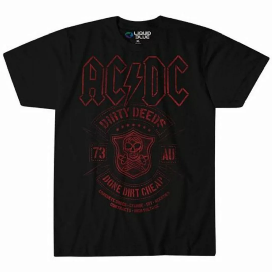 Liquid Blue T-Shirt AC/DC - Done Dirt Cheap mit lizensiertem Print günstig online kaufen