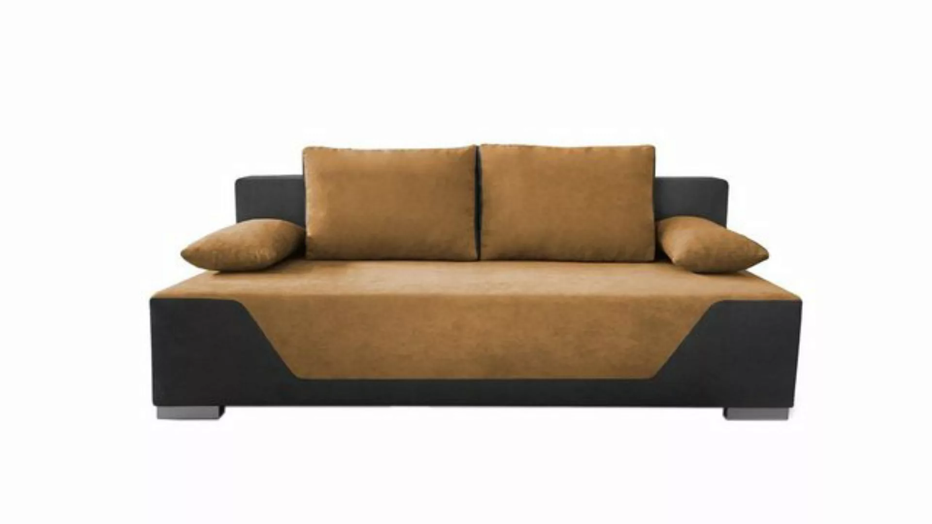 Siblo 2-Sitzer Zweisitziges Sofa Noa mit Schlaffunktion - Bettzeugbehälter günstig online kaufen