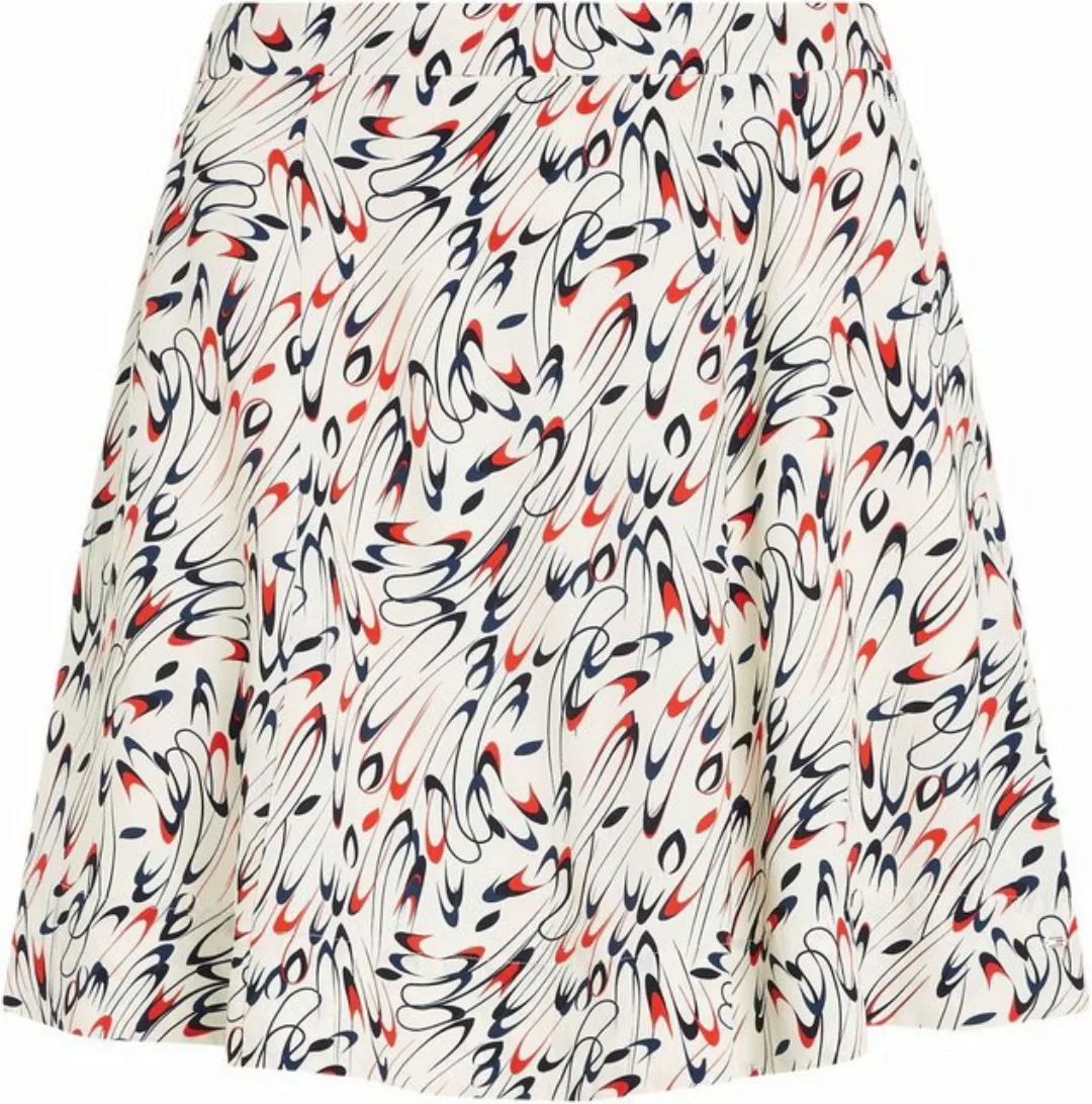 Tommy Hilfiger Minirock SMALL RIBBON SHORT SKIRT Webrock mit Allover-Muster günstig online kaufen