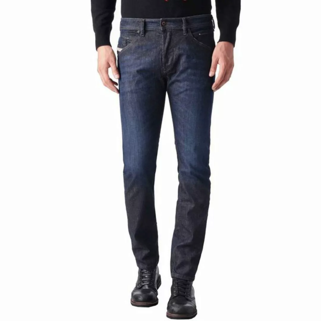 Diesel Straight-Jeans Diesel Belther 0842G Herren Jeans Regular Slim Straig günstig online kaufen