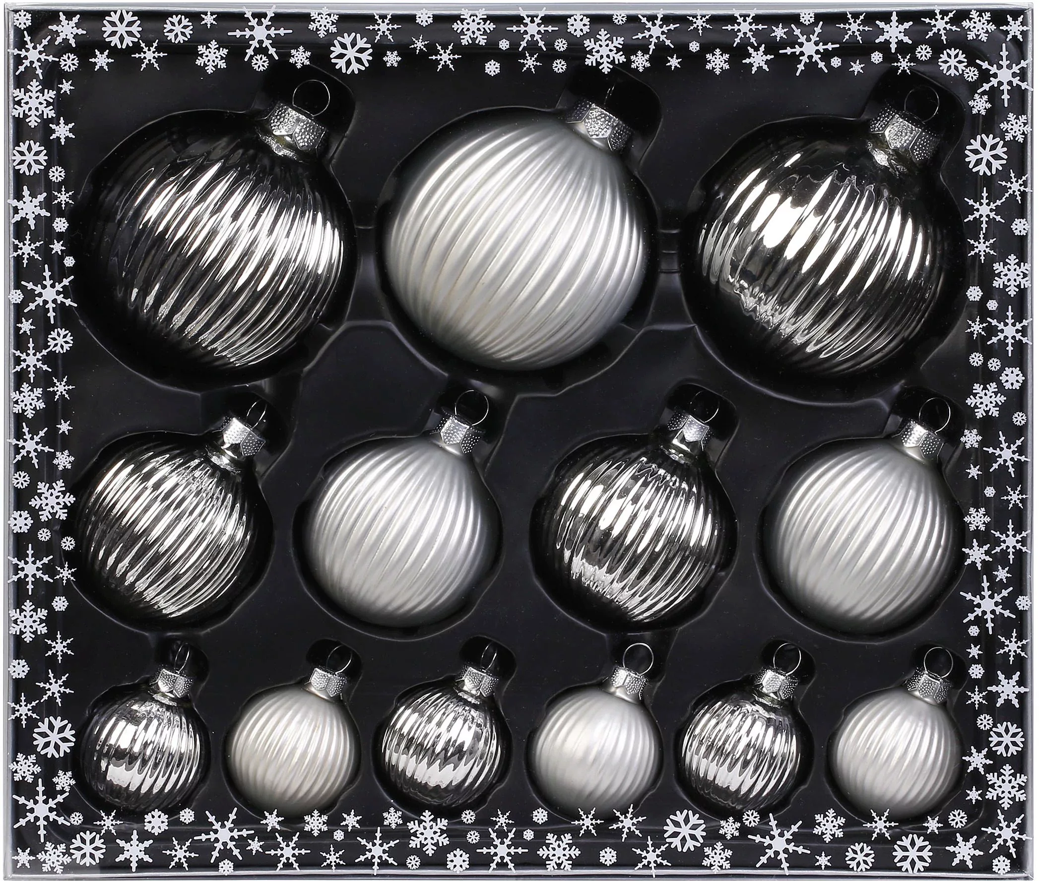 MAGIC by Inge Weihnachtsbaumkugel "Frosty Silver, Weihnachtsdeko, Christbau günstig online kaufen