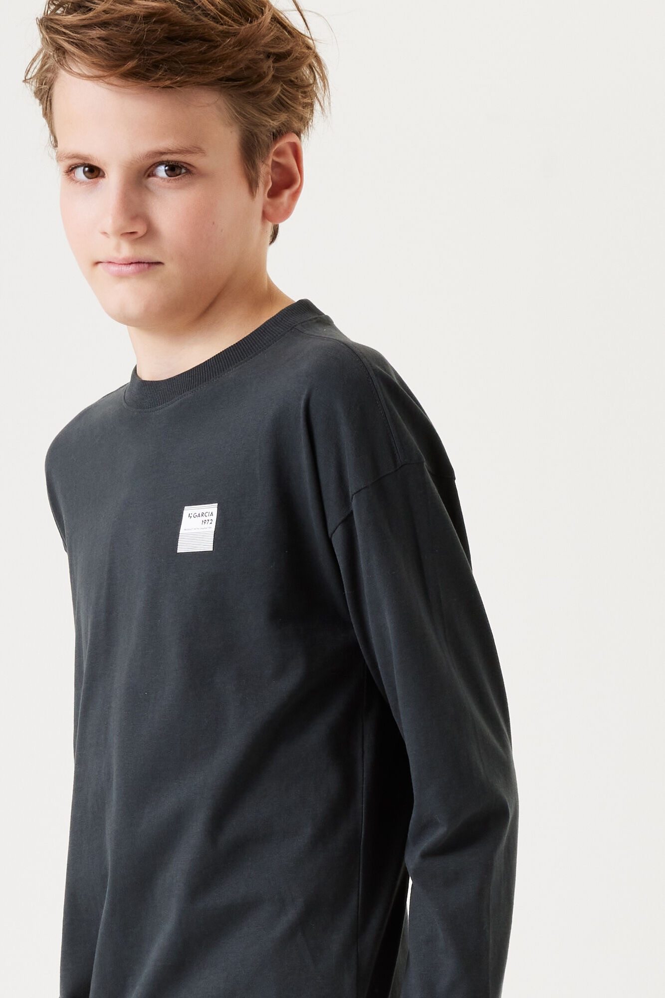 Garcia Langarmshirt Langarmshirt mit Rückenprint in günstig online kaufen