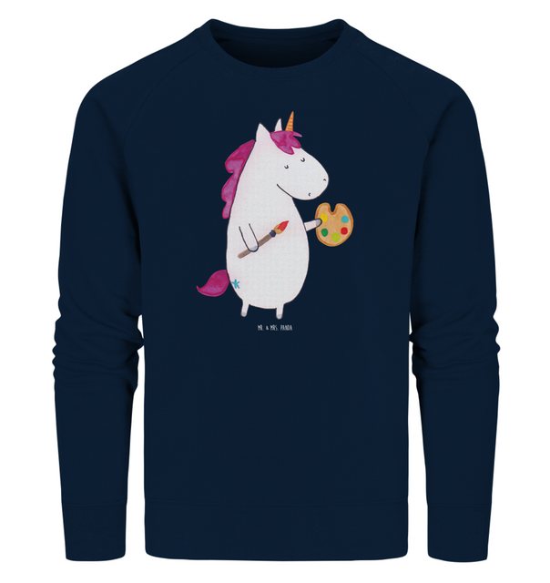 Mr. & Mrs. Panda Longpullover Größe S Einhorn Künstler - French Navy - Gesc günstig online kaufen