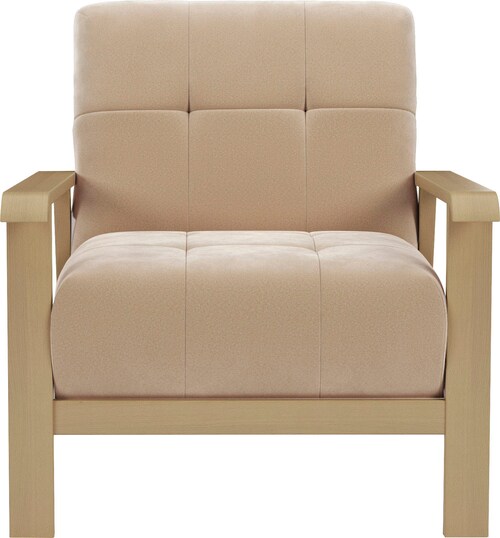 sit&more Sessel "Billund", Armlehnen aus Buchenholz in natur, verschiedene günstig online kaufen