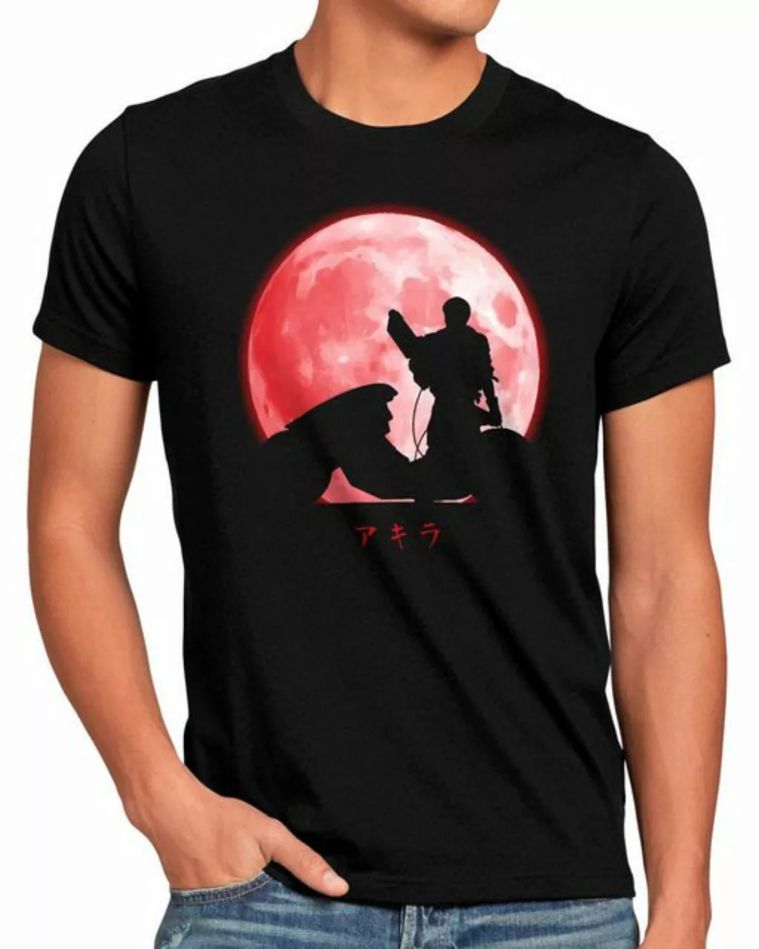 style3 T-Shirt Kaneda Moonshine akira manga anime cosplay japan günstig online kaufen