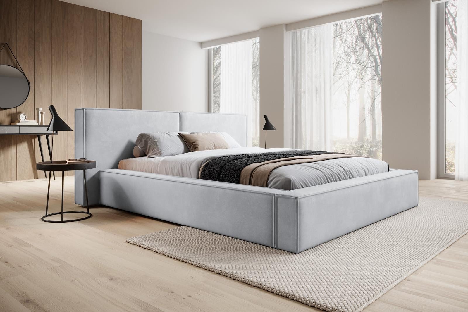 Compleo Polsterbett mit Bettkasten und Lattenrost, günstig online kaufen