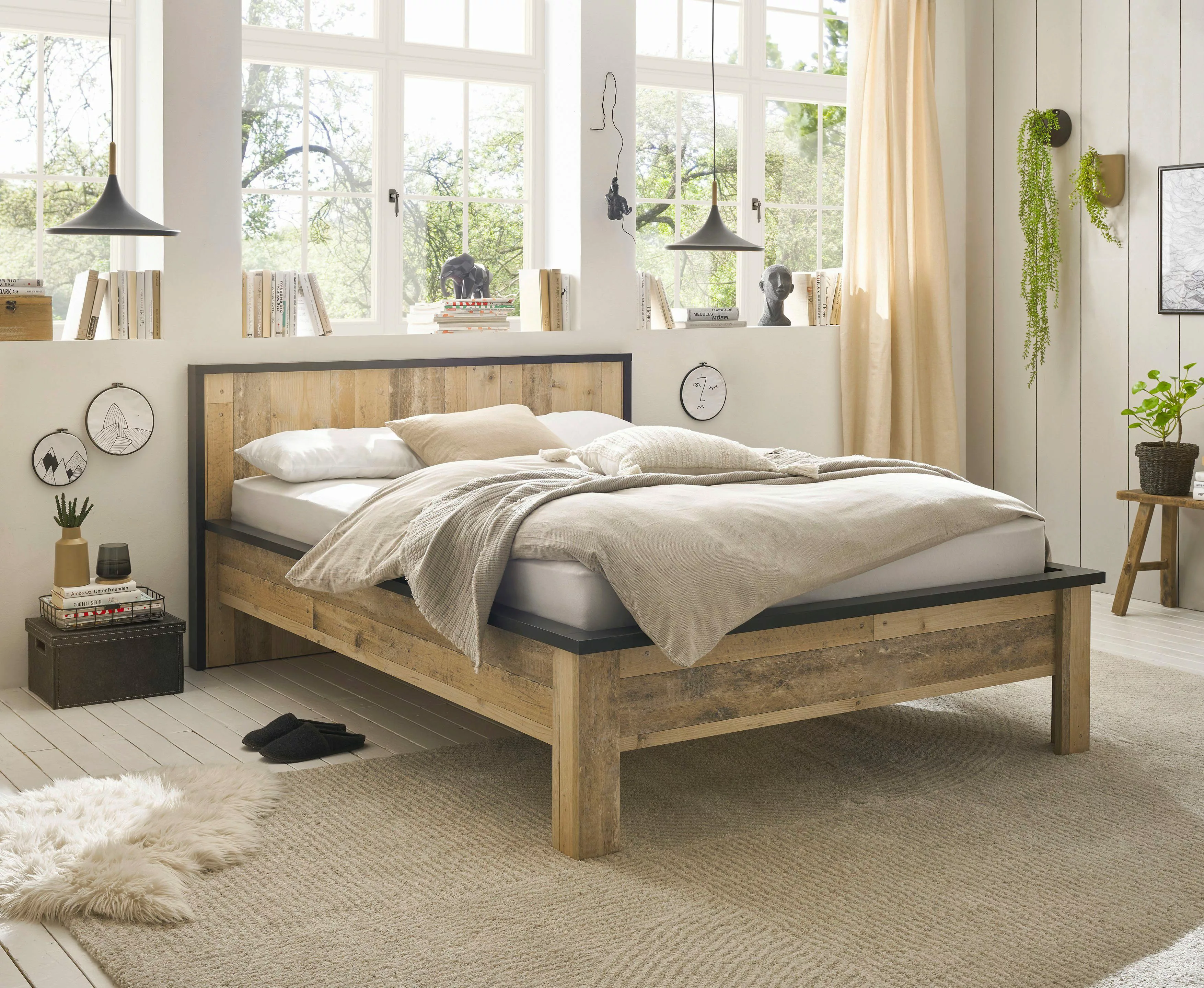 Home affaire Einzelbett "SHERWOOD Liegefläche 90/140 oder 180x200 cm", aus günstig online kaufen