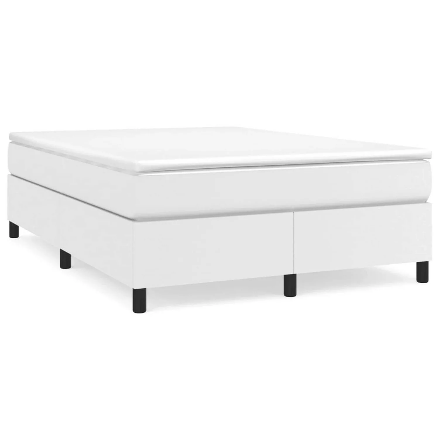 vidaXL Boxspringbett Grau 140x200 cm Kunstleder1469663 günstig online kaufen