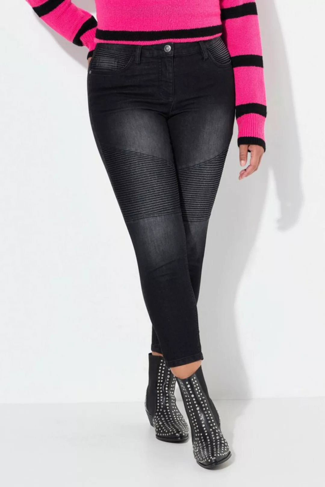 Angel of Style Röhrenjeans Jeans Slim Fit Patch-Look 5-Pocket günstig online kaufen