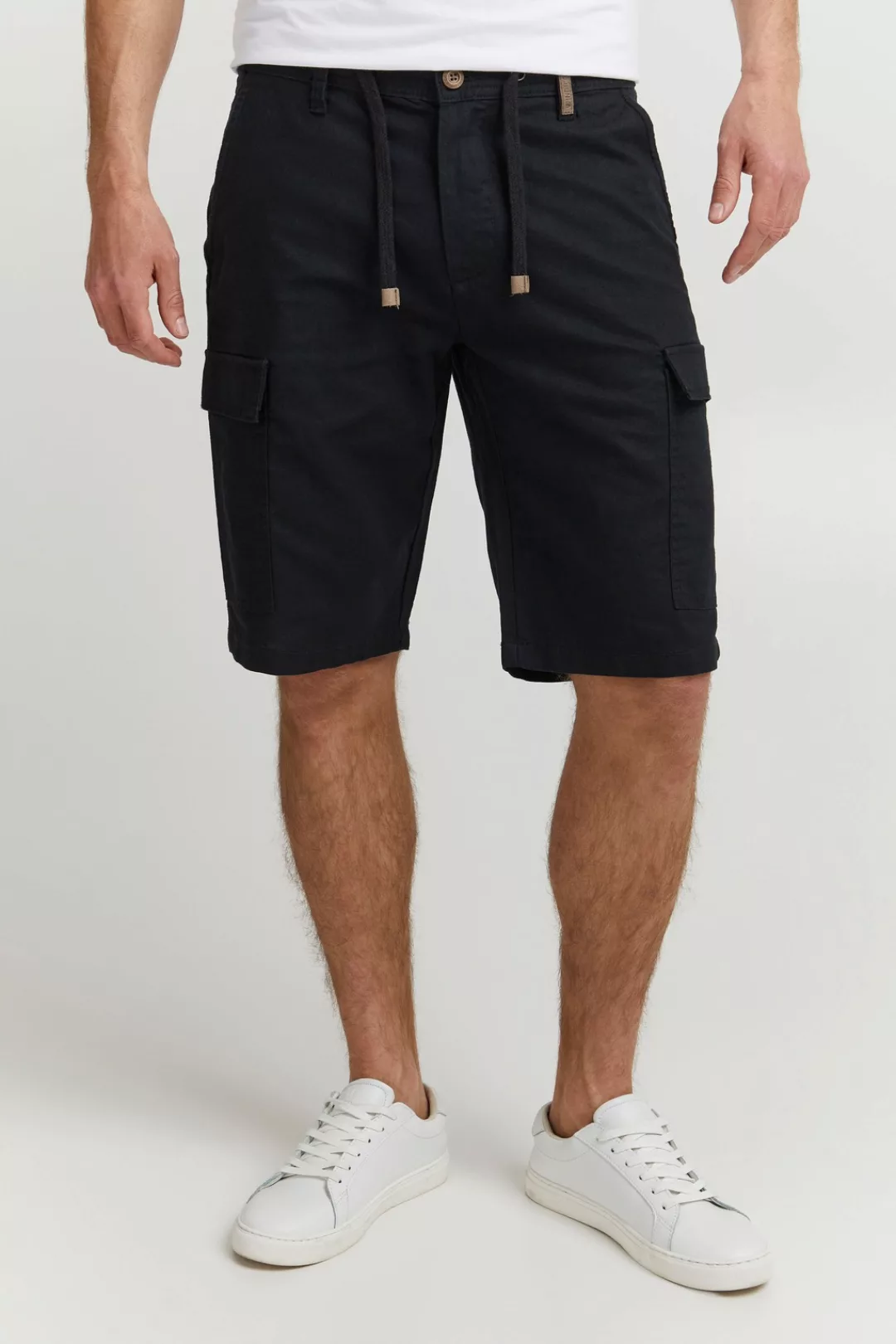 Indicode Cargoshorts IDMosato Cargoshort aus Leinenmix günstig online kaufen