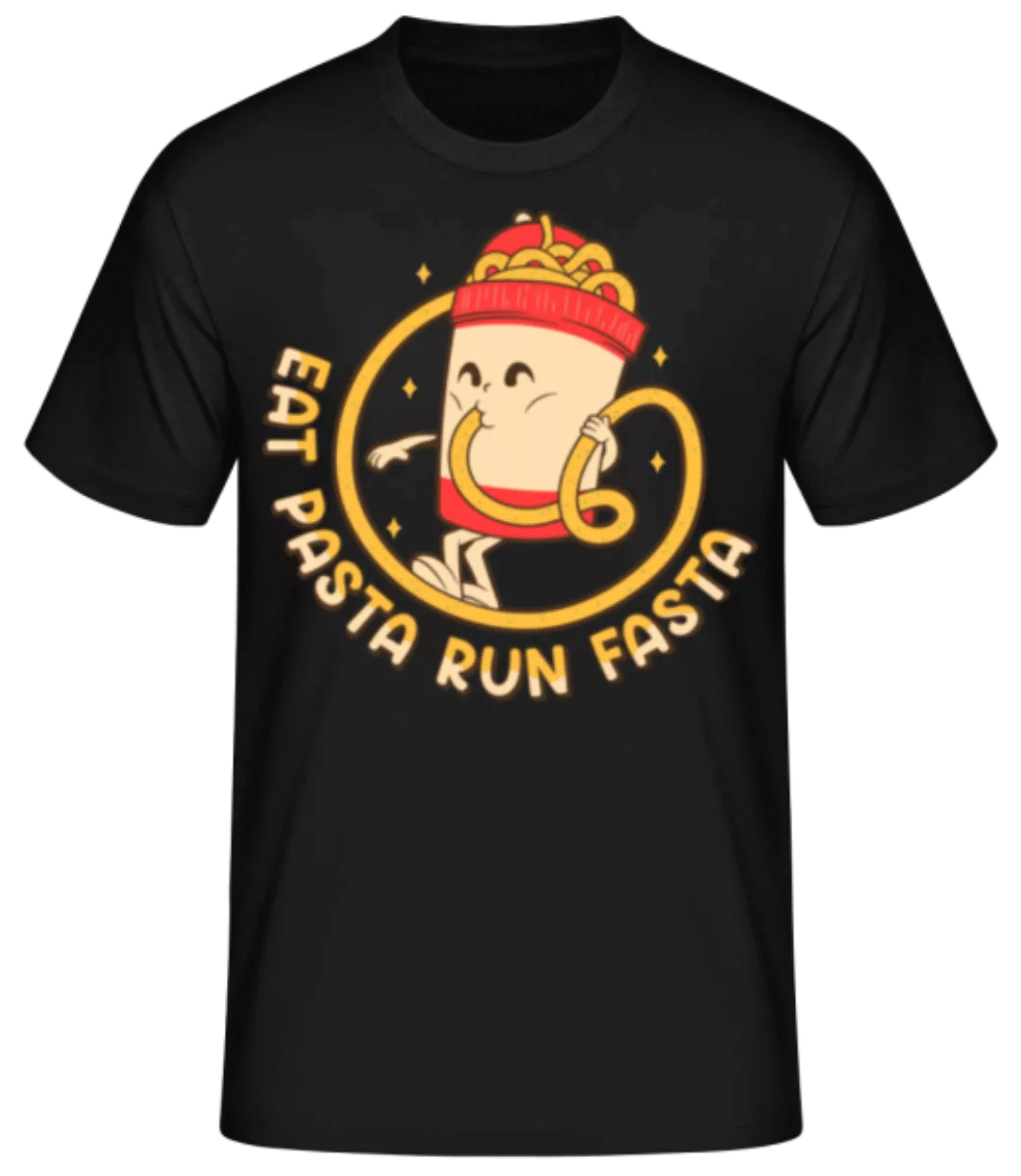 Eat Pasta Run Fasta · Männer Basic T-Shirt günstig online kaufen