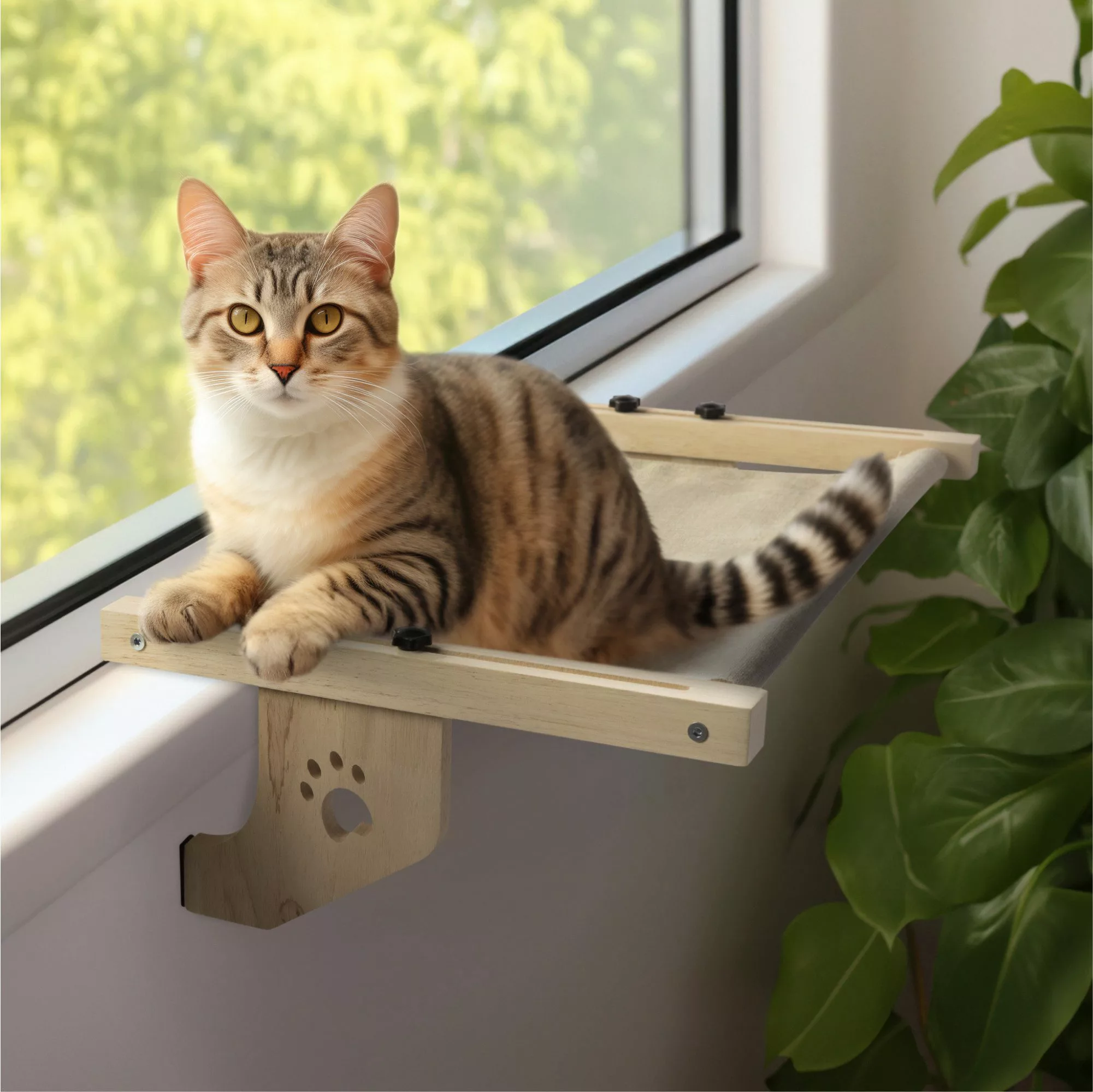Navaris Kratzbaum Katzen Hängematte für Fensterbank günstig online kaufen