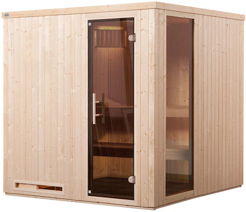 weka Sauna »Elementsauna HALMSTAD 2«, vorgefertigte Elemente, Fensterelemen günstig online kaufen