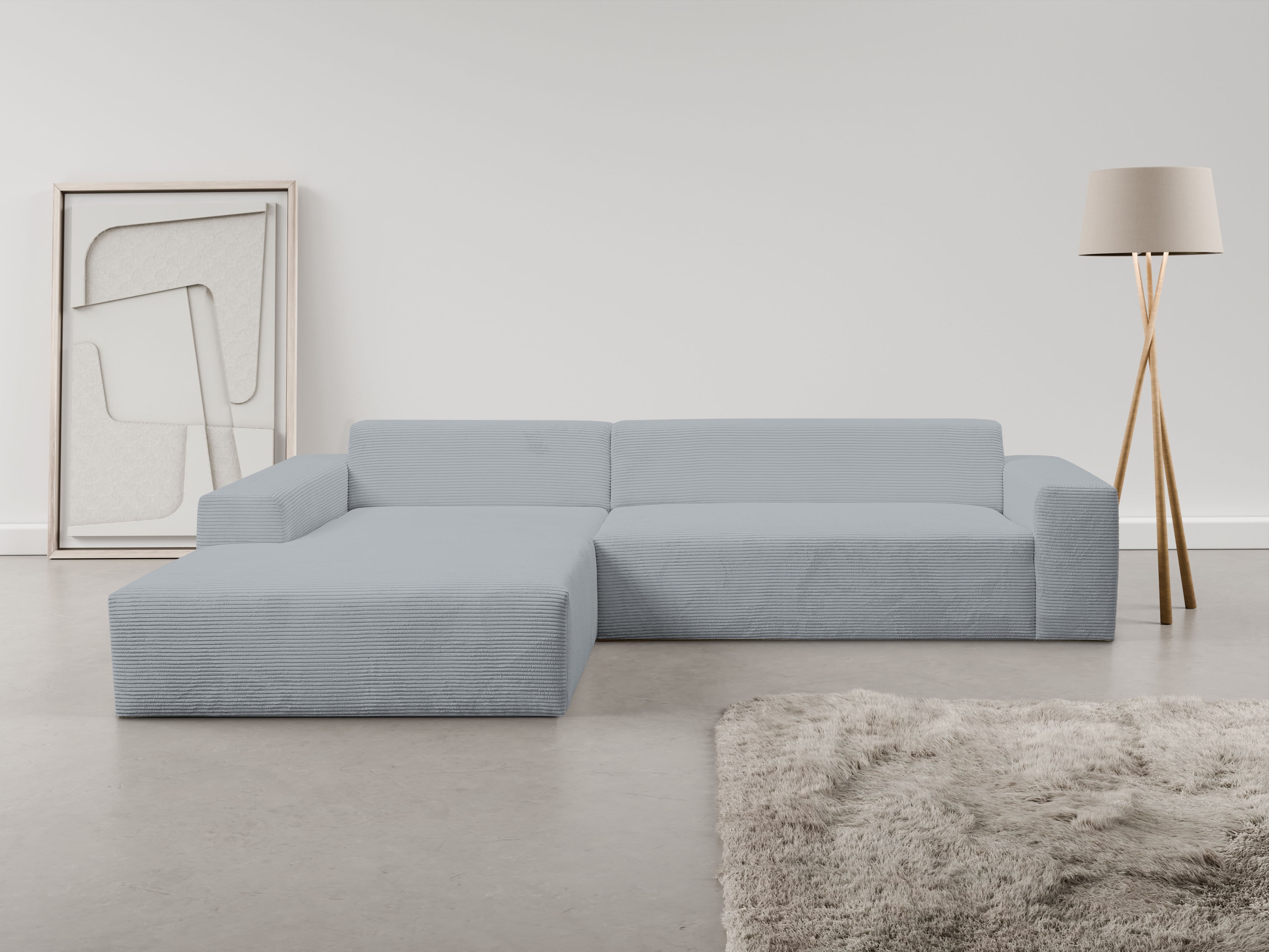 WERK2 Ecksofa "Zeus-XL, Mega-Sofa mit großer Sitztiefe, Stellmaße 311cm x 2 günstig online kaufen