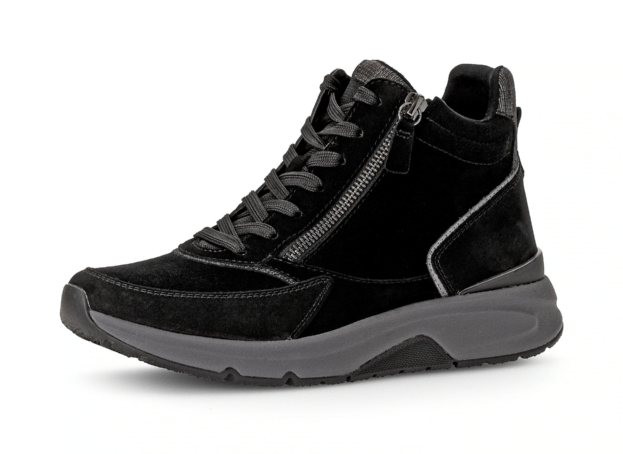 Gabor Rollingsoft Sneaker, Sneakerboots, Schnürboots mit Wechselfußbett günstig online kaufen