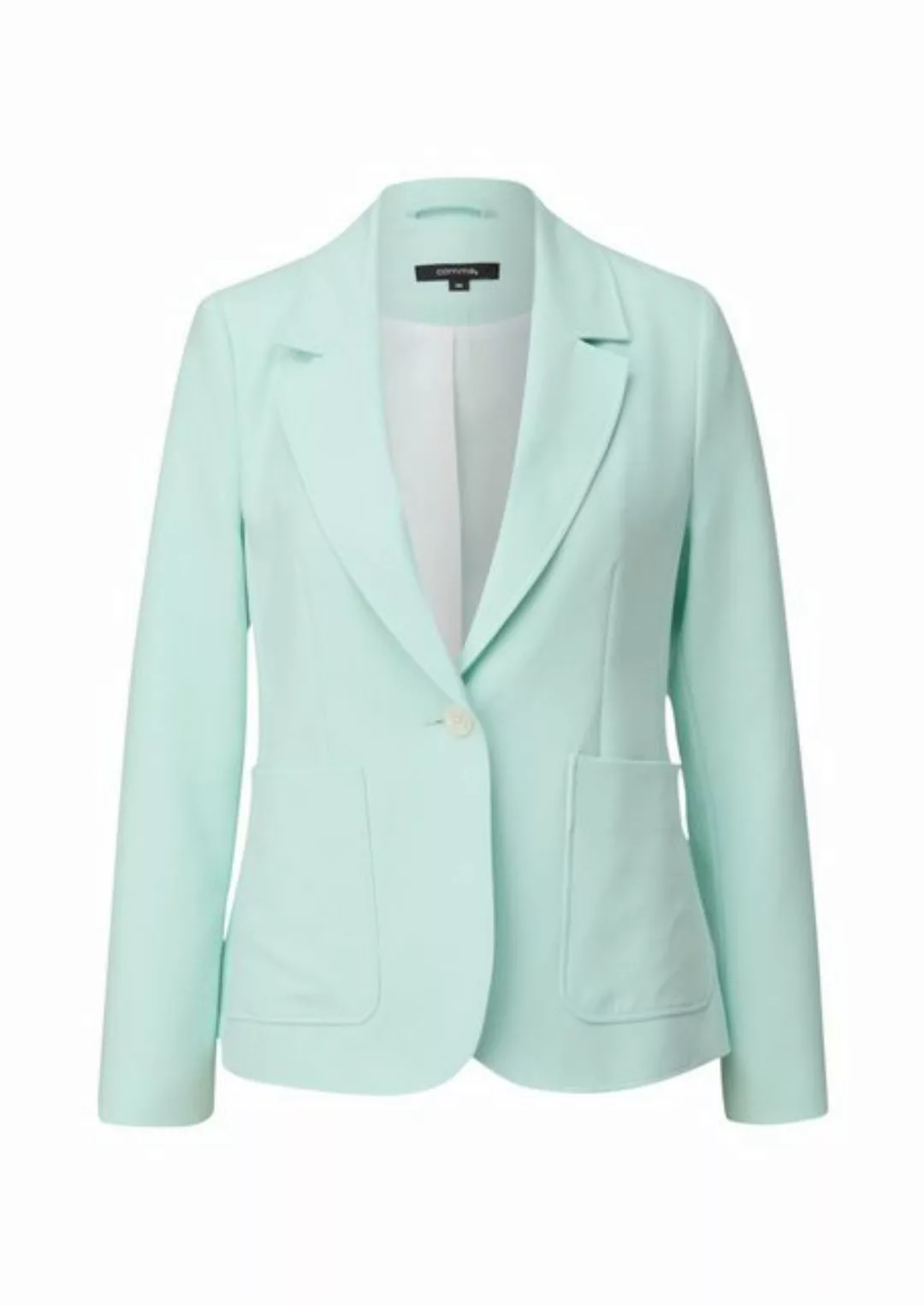 Comma Blusenblazer Blazer aus Viskosemix Logo günstig online kaufen