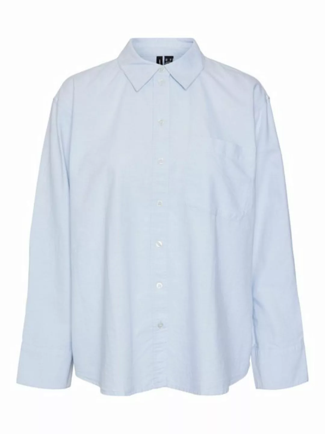 Vero Moda Blusenshirt Bluse locker geschnitten Hemdkragen Streifenmuster 78 günstig online kaufen