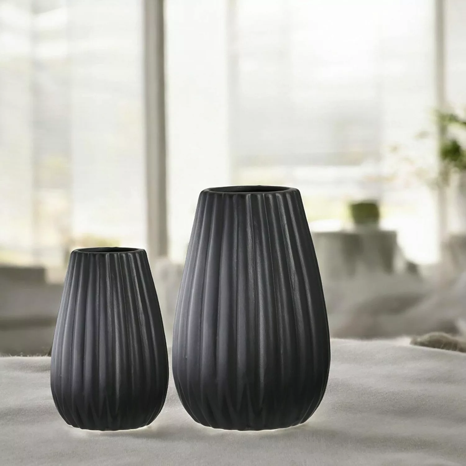 GILDE Dekovase PIEGA - 2er Set günstig online kaufen