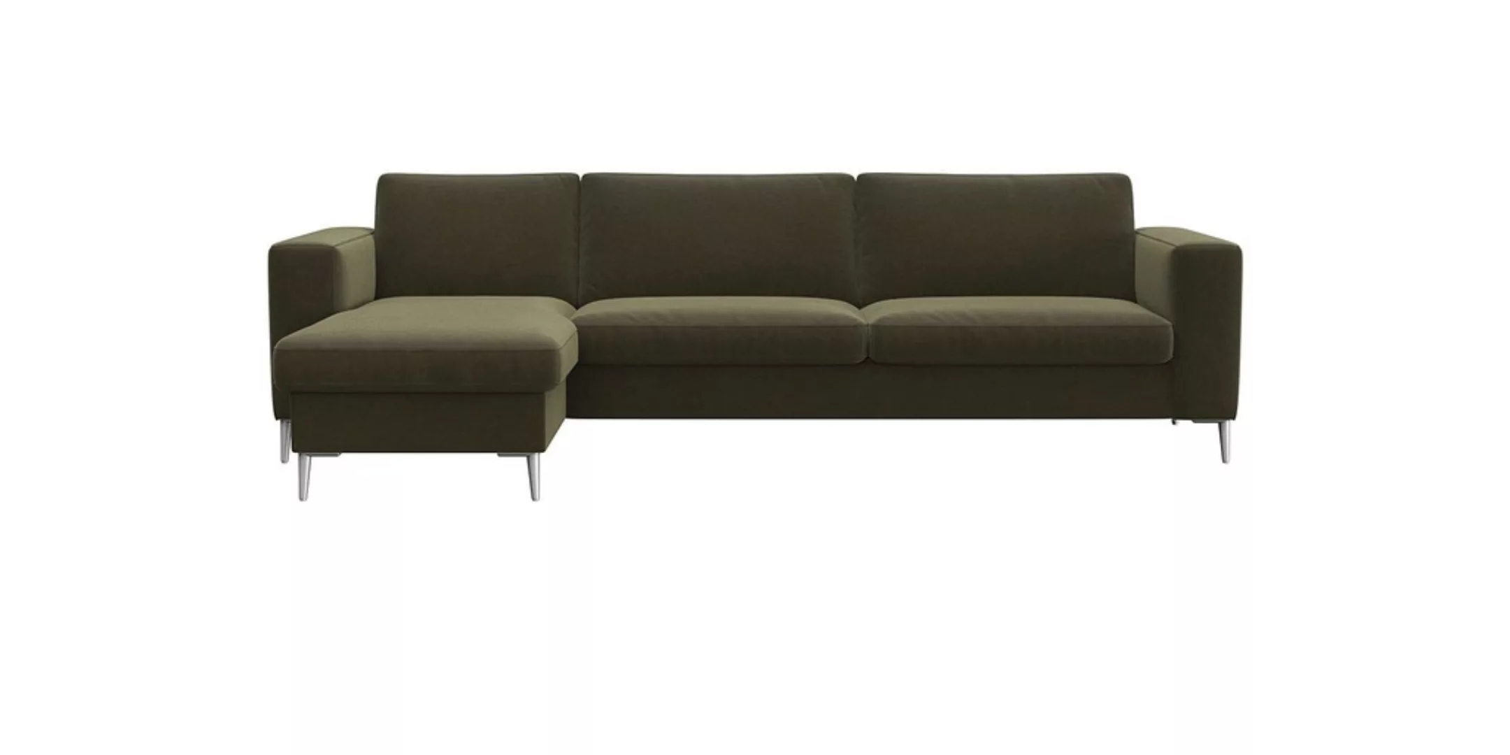 FLEXLUX Ecksofa »Fiore, super Sitzkomfort durch Kaltschaum im Sitz, L-Form« günstig online kaufen