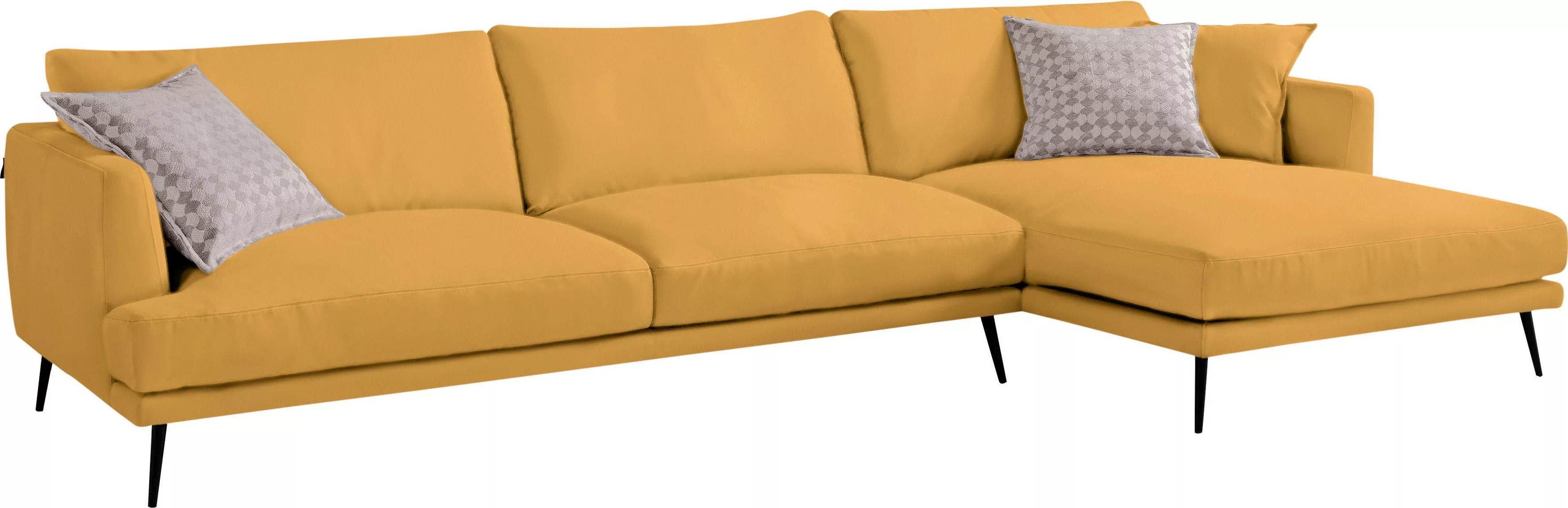 Egoitaliano Ecksofa "Sophia, Designsofa mit extrakomfortablem Sitzkomfort", günstig online kaufen