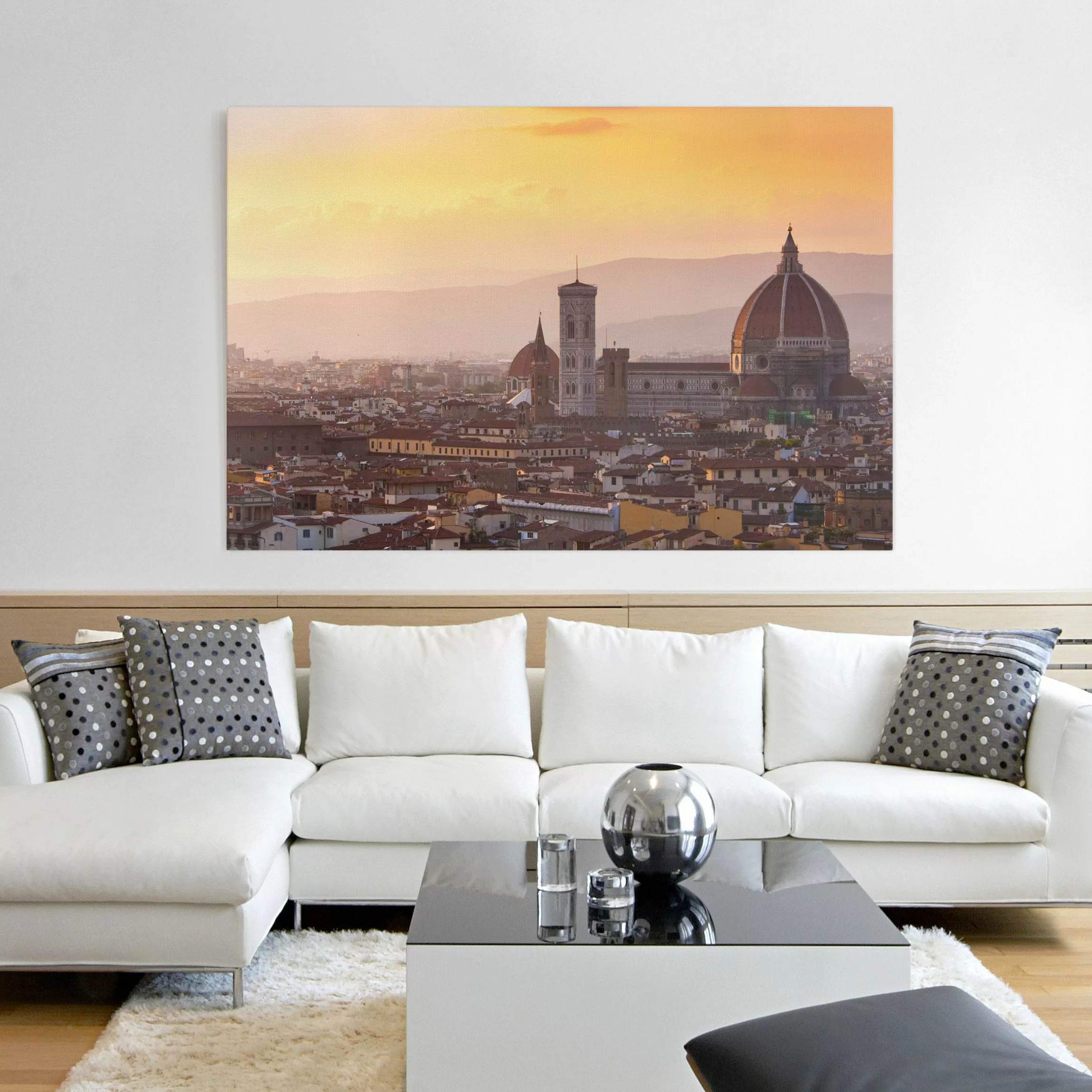 Leinwandbild Architektur & Skyline - Querformat Florenz günstig online kaufen