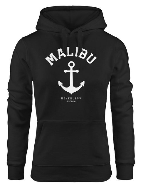 Neverless Hoodie Hoodie Damen Anker Malibu Anchor Kapuzen-Pullover Neverles günstig online kaufen