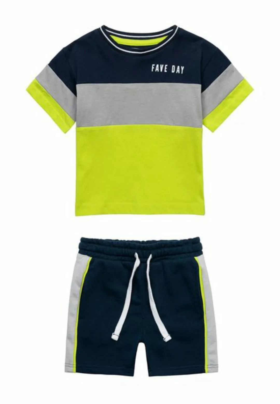 MINOTI T-Shirt & Shorts Set: buntes T-Shirt und Shorts (1y-8y) günstig online kaufen