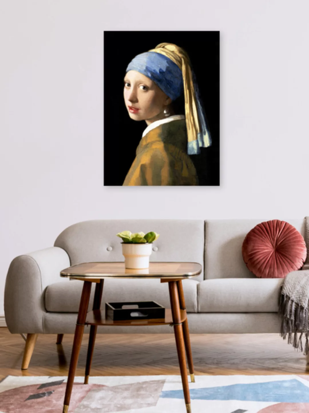 Poster / Leinwandbild - Johannes Vermeer: Mädchen Mit Dem Perlenohrring günstig online kaufen
