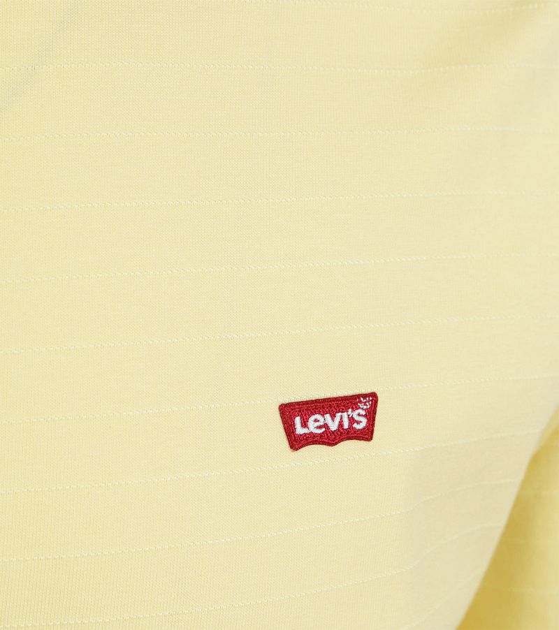 Levi's T-shirt Original Dobby Yellow - Größe M günstig online kaufen