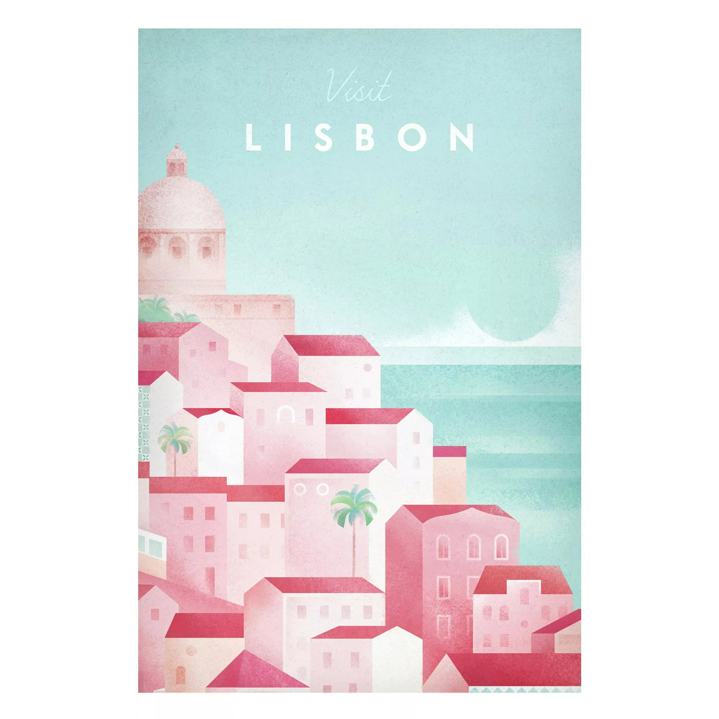 Magnettafel Strand - Hochformat 2:3 Reiseposter - Lissabon günstig online kaufen