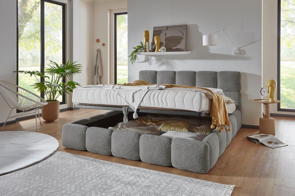 ATLANTIC home collection Polsterbett ""Jane" mit großen Stauraum", luxuriou günstig online kaufen