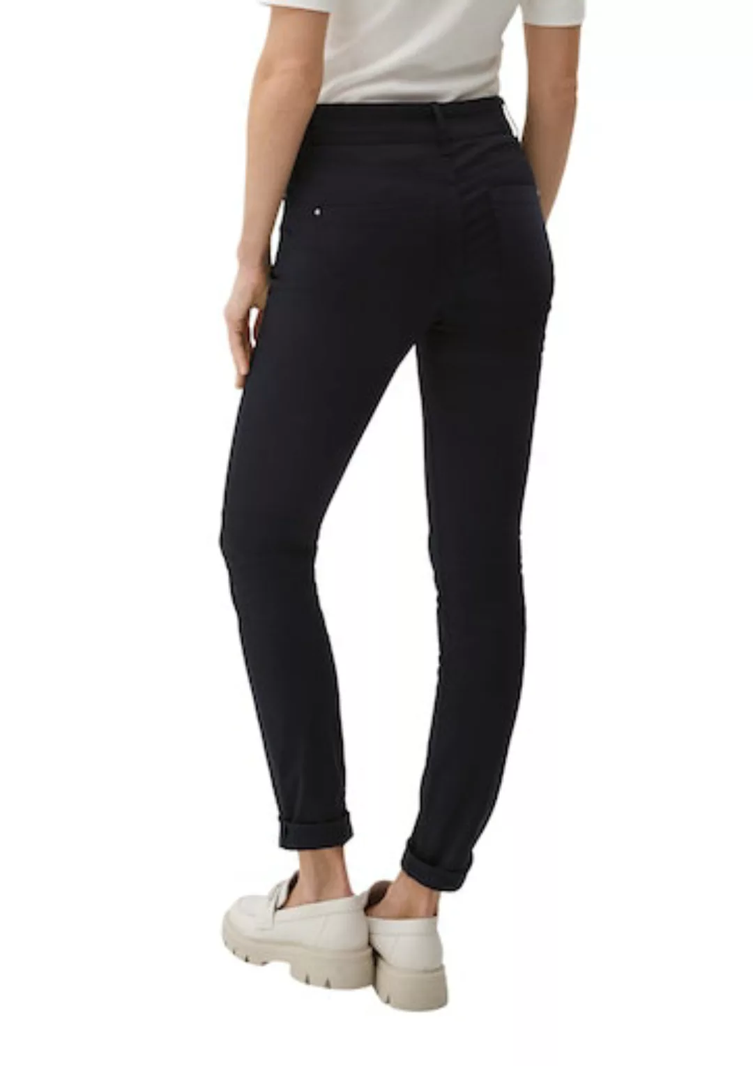 s.Oliver BLACK LABEL 5-Pocket-Jeans mit Doppelknopf-Verschluss günstig online kaufen