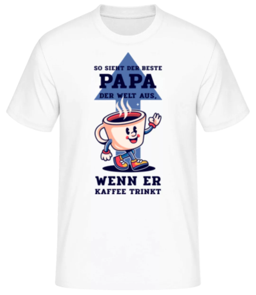 Bester Papa Der Welt Kaffee · Männer Basic T-Shirt günstig online kaufen