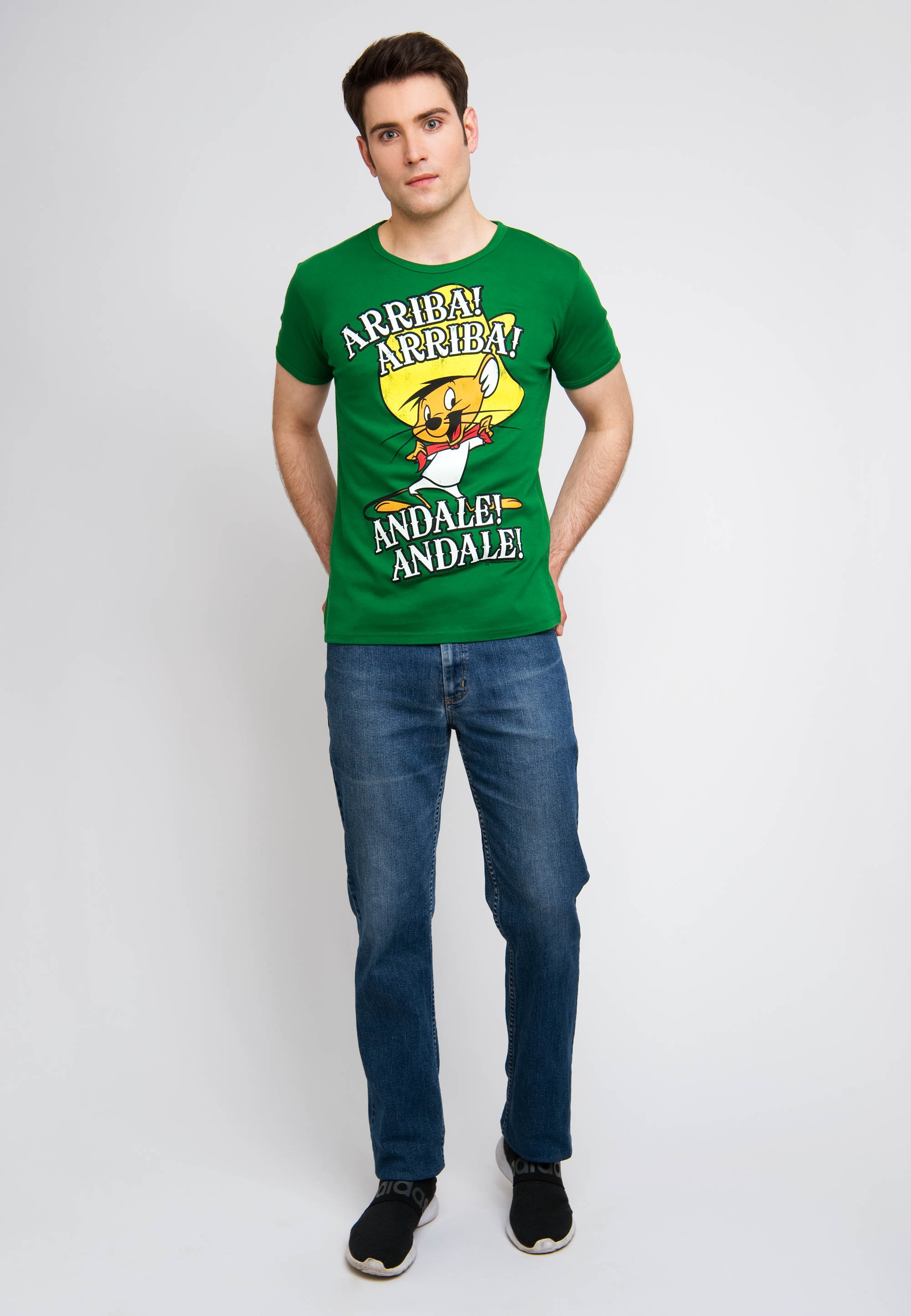 LOGOSHIRT T-Shirt "Looney Tunes - Arriba Andale", mit Speedy Gonzales Aufdr günstig online kaufen